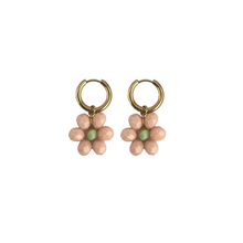 Cargar imagen en el visor de la galería, Flower Plus Earrings Peach
