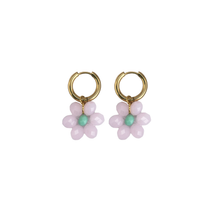 Cargar imagen en el visor de la galería, Flower Plus Earrings Pink
